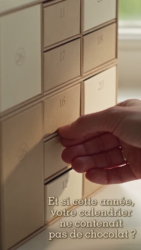 Et si votre calendrier ne contenait pas de chocolat ?